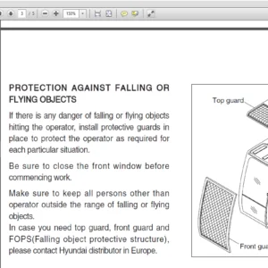 Hyundai R160LC-7A Crawler Excavator Operators Manual - PDF Download