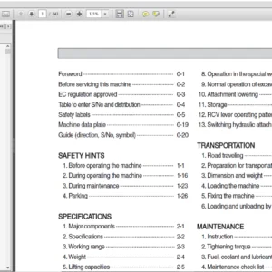Hyundai R160W-9A Wheel Excavator Operators Manual - PDF Download