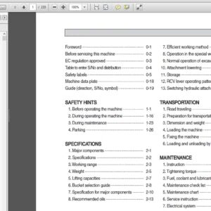 Hyundai R170W-9S Wheel Excavator Operator Manual - PDF Download