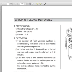 Hyundai R170W-9S  Wheel Excavator Service Manual - PDF DOWNLOAD