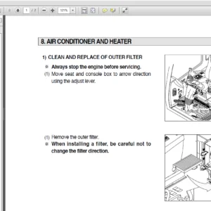 Hyundai R200W-7 Wheel Excavator Operator Manual - PDF Download