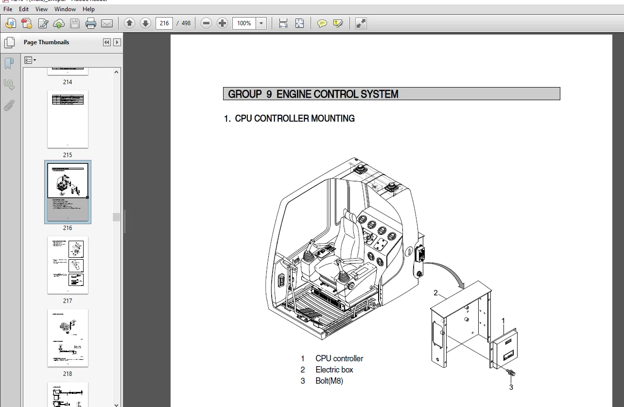 Hyundai R210-7 Crawler Excavator Service Repair Manual - PDF Download - Image 3