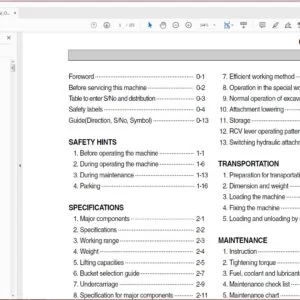 Hyundai R210-7V INDIA Crawler Excavator Operators Manual  - PDF DOWNLOAD