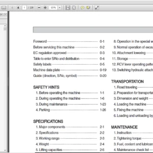 Hyundai R210W-9A Wheel Excavator Operator Manual - PDF Download