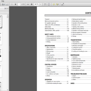 Hyundai R210W-9AMH Wheel Excavator Operator Manual - PDF Download