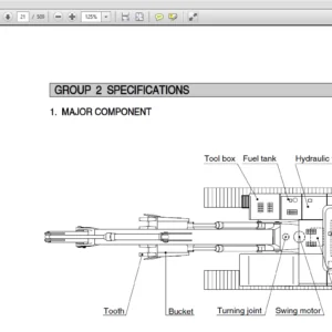 Hyundai R220LC-7 Crawler Excavator Service Repair Manual - PDF Download