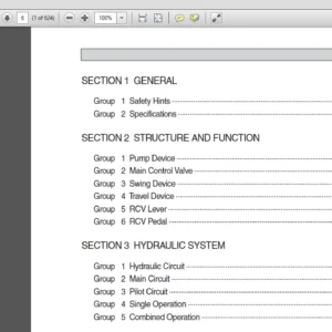 Hyundai R220LC-9 Crawler Excavator Service Repair Manual - PDF Download