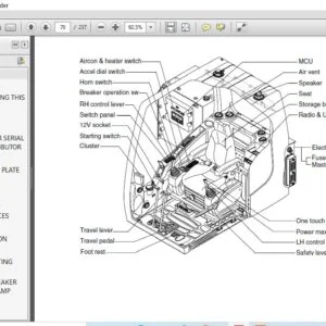 Hyundai R220LC-9SH Crawler Excavator Operators Manual - PDF Download