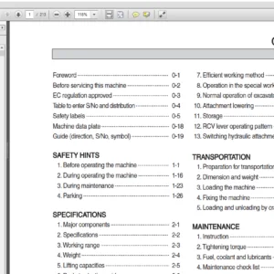 Hyundai R235LCR-9A Crawler Excavator Operators Manual - PDF Download