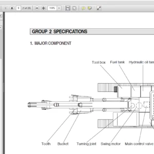 Hyundai R250LC -7 Crawler Excavator Service Repair Manual - PDF Download