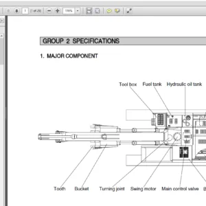 Hyundai R290LC-7A Crawler Excavator Service Repair Manual - PDF Download