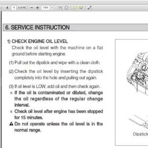 Hyundai R300LC-7 Crawler Excavator Operator Manual - PDF Download