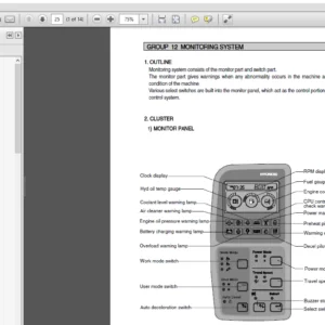Hyundai R300LC-7 Crawler Excavator Service Repair Manual - PDF Download