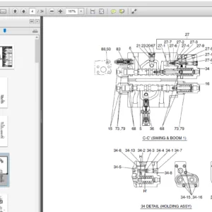 Hyundai R300LC-9A Crawler Excavator  Service Repair Manual - PDF Download