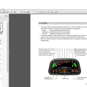 Hyundai R30Z-9AK Crawler Excavator Operator Manual - PDF Download