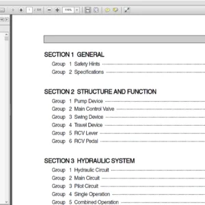 Hyundai R340LC-7 Crawler Excavator Service Repair Manual - PDF Download