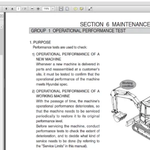 Hyundai R35Z-9 Mini Excavator Service Repair Manual - PDF Download