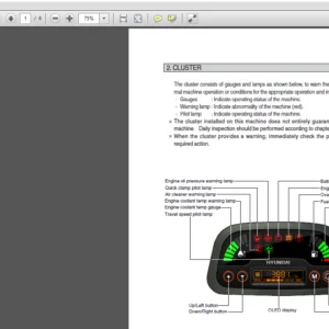 Hyundai R35Z-9A Crawler Excavator Operator Manual - PDF Download