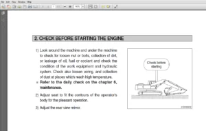 Hyundai R360LC-7A Crawler Excavator Operator Manual - PDF Download
