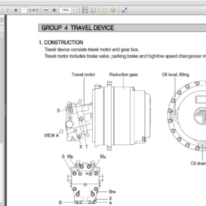 Hyundai R450LC-7 Crawler Excavator Service Repair Manual - PDF Download
