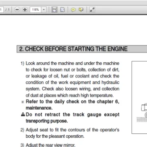Hyundai R500LC-7A Crawler Excavator Operators Manual - PDF Download