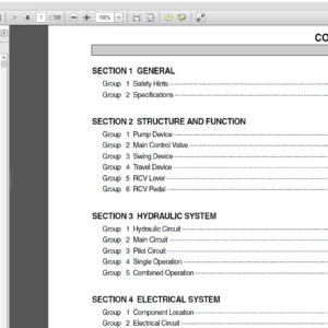 Hyundai R510LC-7 Crawler Excavator  Service  Repair Manual - PDF Download