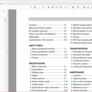 Hyundai R510LC-7 INDIA Crawler Excavator Operators Manual  - PDF DOWNLOAD