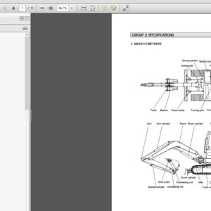 Hyundai R55-3 Crawler Excavator Service Repair Manual - PDF Download