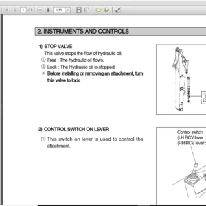 Hyundai R55W-3 Wheel Excavator Operator Manual - PDF Download