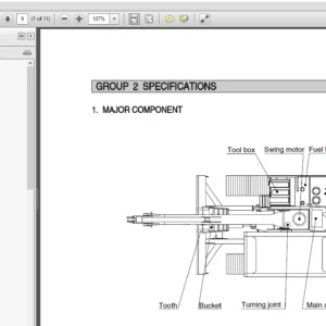 Hyundai R80-7A Crawler Excavator Service Repair Manual - PDF Download