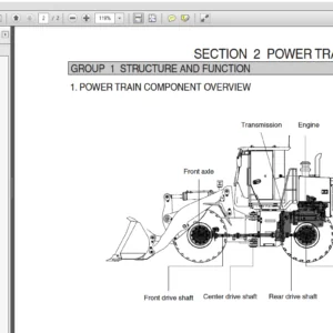 Hyundai SL763S Wheel Loaders Service Workshop Manual - PDF DOWNLOAD