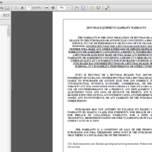 Hyundai Skid Steer Loader HSL1200T Operator Manual - PDF Download
