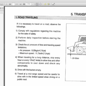 Hyundai Skid Steer Loader HSL810 Operator Manual - PDF Download