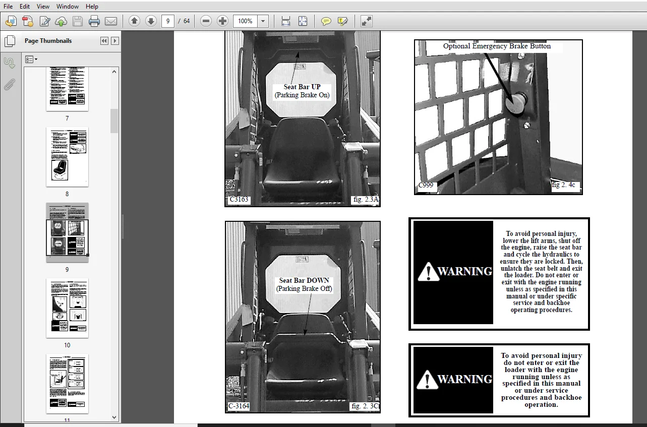 Hyundai Skid Steer Loaders HSL500T Operator Manual - PDF Download - Image 3