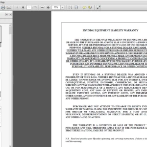 Hyundai Skid Steer Loaders HSL600-680T Operator Manual - PDF Download