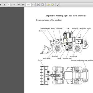 Hyundai Wheel Loader HL660  Operator Manual - PDF Download