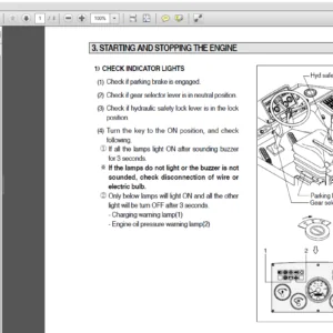 Hyundai Wheel Loader HL720-3C Operator Manual - PDF Download