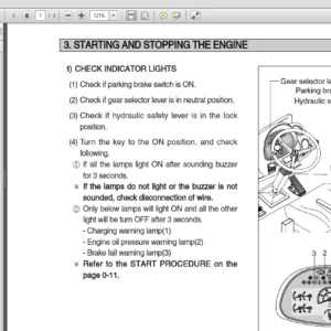Hyundai Wheel Loader HL740TM-7A Operator Manual - PDF Download