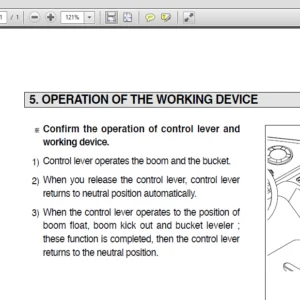 Hyundai Wheel Loader HL780-3A Operator Manual - PDF Download