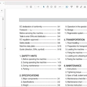 Hyundai Wheel Loader HL780-9A-UMA Operator's Manual  - PDF DOWNLOAD