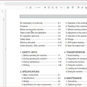 Hyundai Wheel Loaders HL935 Operator's Manual - PDF DOWNLOAD