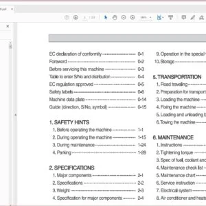 Hyundai Wheels Loader HL757TM-9 Operators Manual - PDF Download