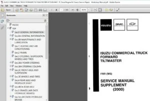 ISUZU COMMERCIAL TRUCK FORWARD TILTMASTER FRR WT5500 6HK1 TC Diesel Engine & Chassis Service Manual - PDF DOWNLOAD