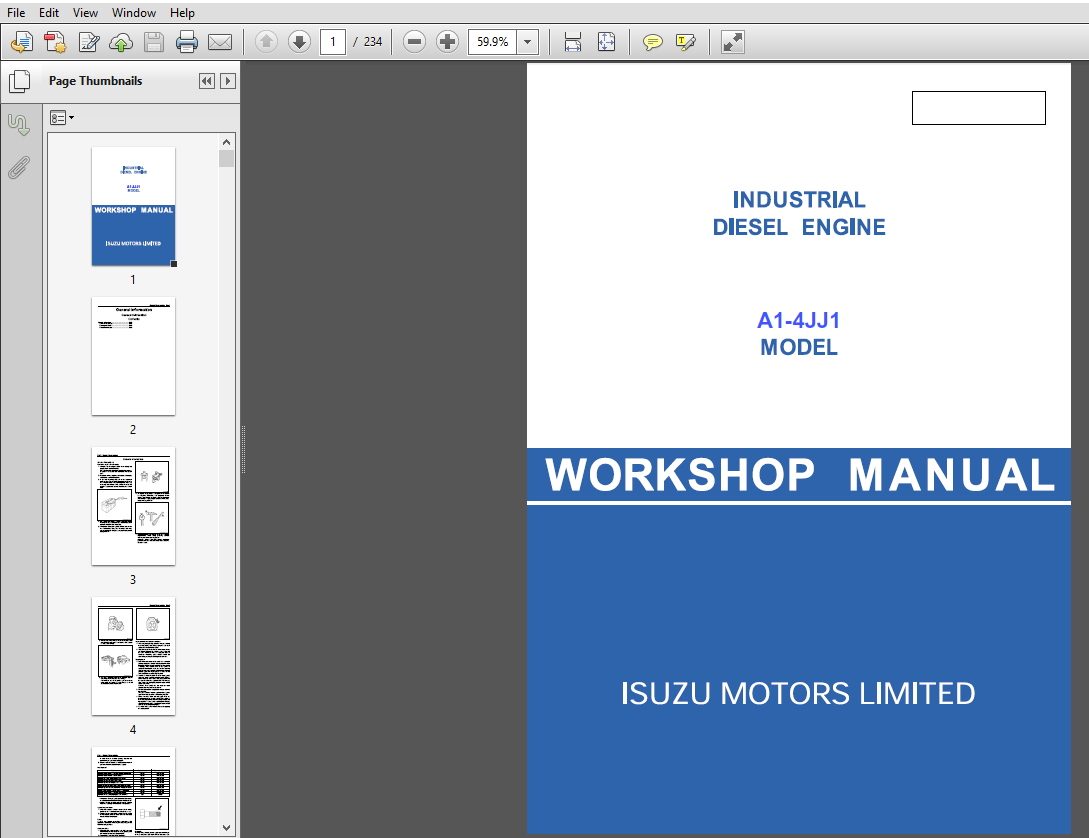 Isuzu 4jj1 service manual online