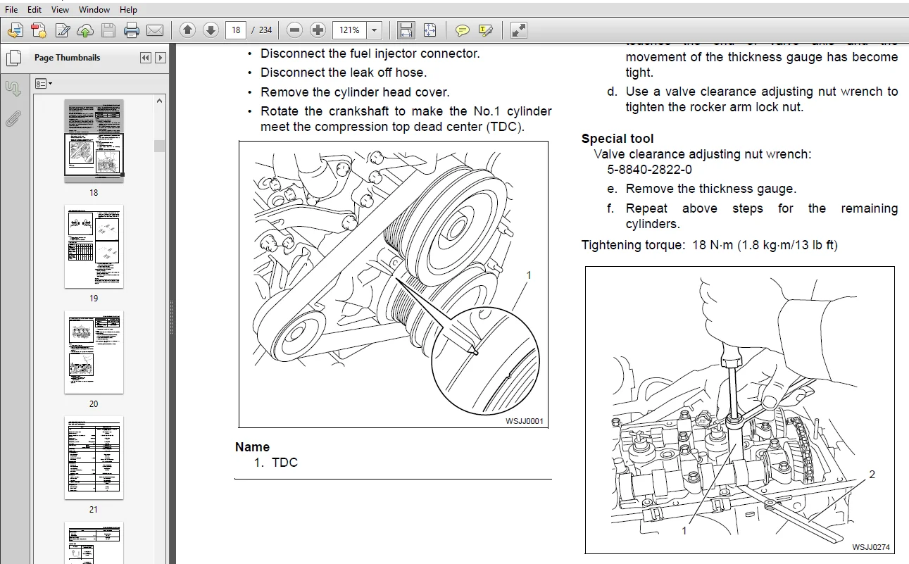 Isuzu Industrial Model A1-4JJ1 Diesel Engine Service Repair Manual - PDF Download - Image 3