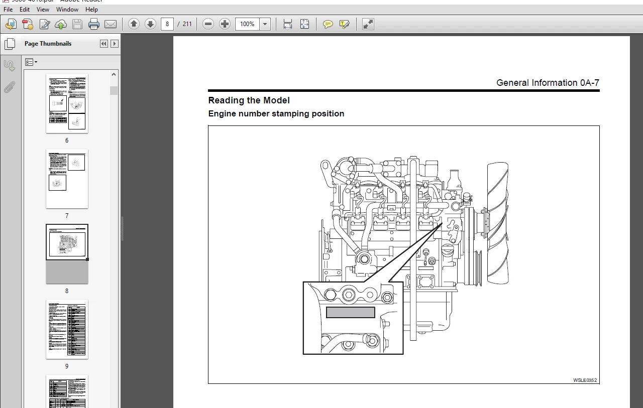 Isuzu Industrial Diesel Engine A-4LE2 BV-4LE2 MODEL Service Repair Manual - PDF Download - Image 3