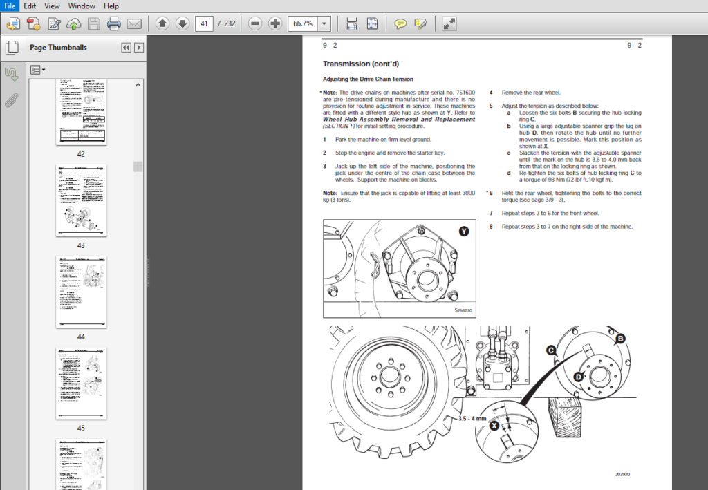 JCB 1CX, 208S Backhoe Loader Service Manual - PDF DOWNLOAD ...