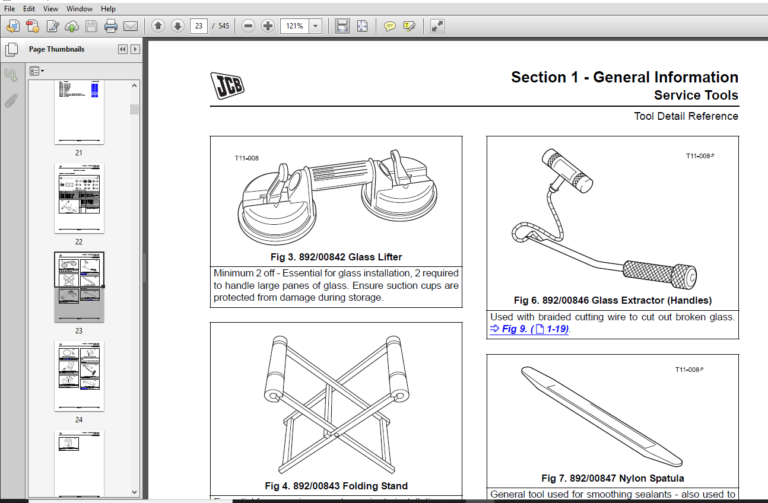 Jcb Lift Teletruk Service Repair Manual Pdf Download