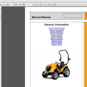 JCB 323, 327 HST Tractor Service Repair Manual - PDF Download