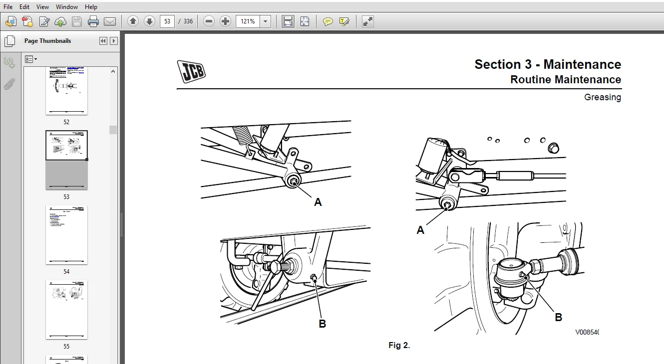 JCB 323, 327 HST Tractor Service Repair Manual - PDF Download - Image 3